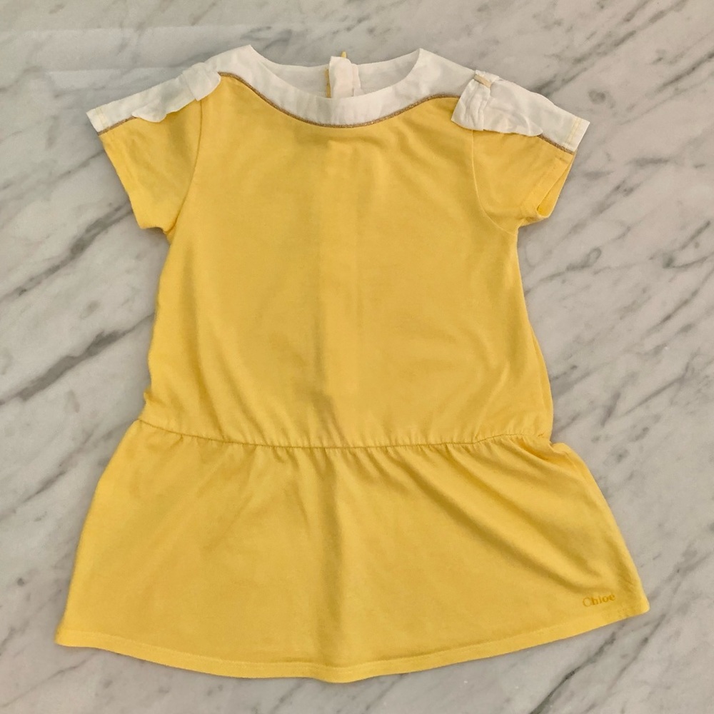 Chloe Girls Yellow Dress - Picture 1 of 10